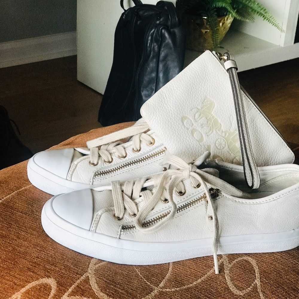 COACH Empire Zipper Sneakers